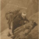 Das Königliche Gebot: Der Barmherzige Samariter, Gemälde von Fugel